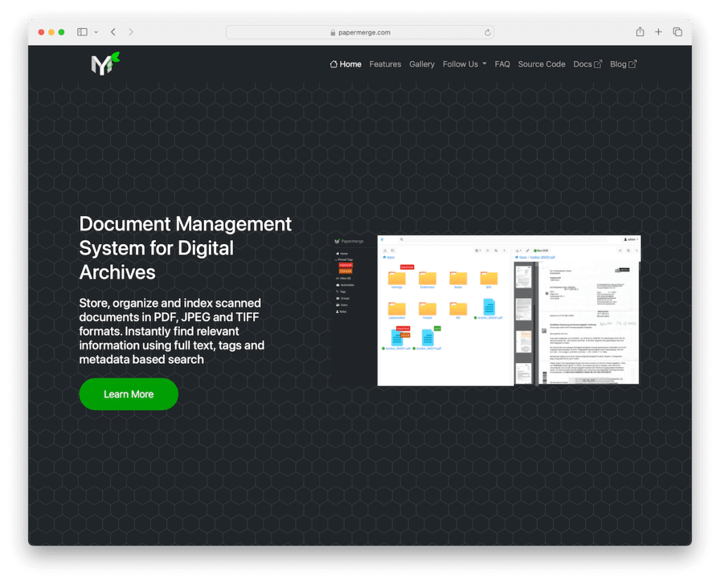 papermerge โอเพ่นซอร์ส dms