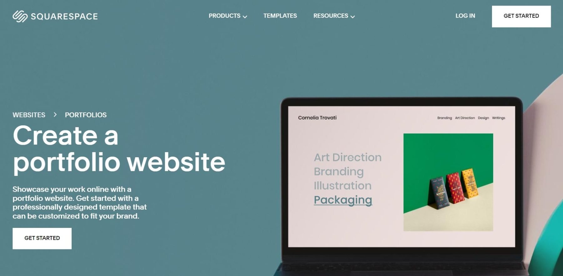 Squarespace - Cel mai bun constructor de site-uri web de portofoliu