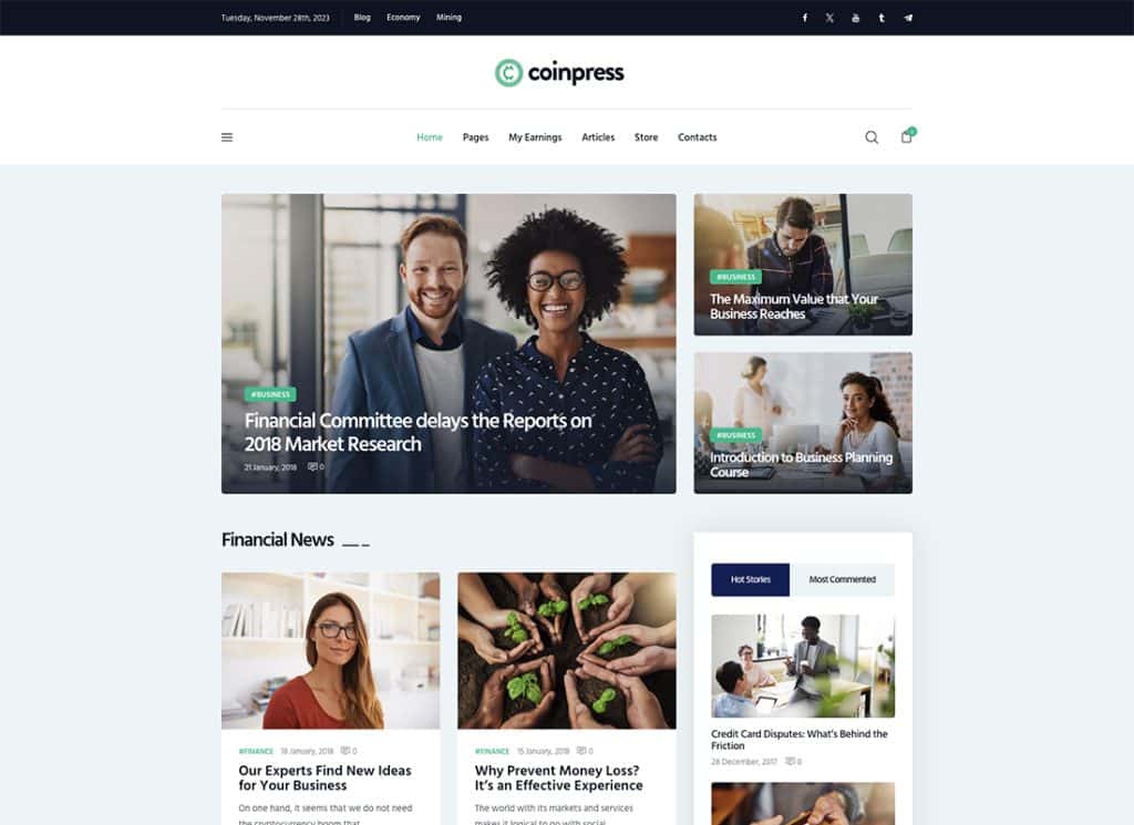 コインプレス | ICO 暗号通貨マガジン & ブログ WordPress テーマ