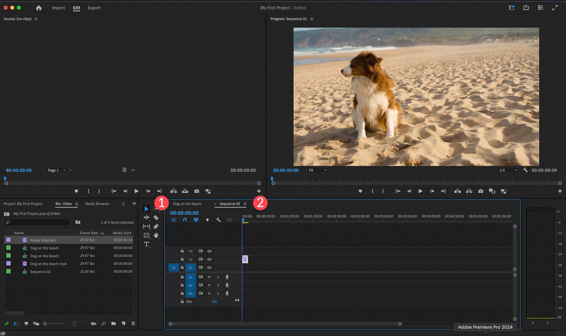 Adobe Premiere Pro mai multe secvențe