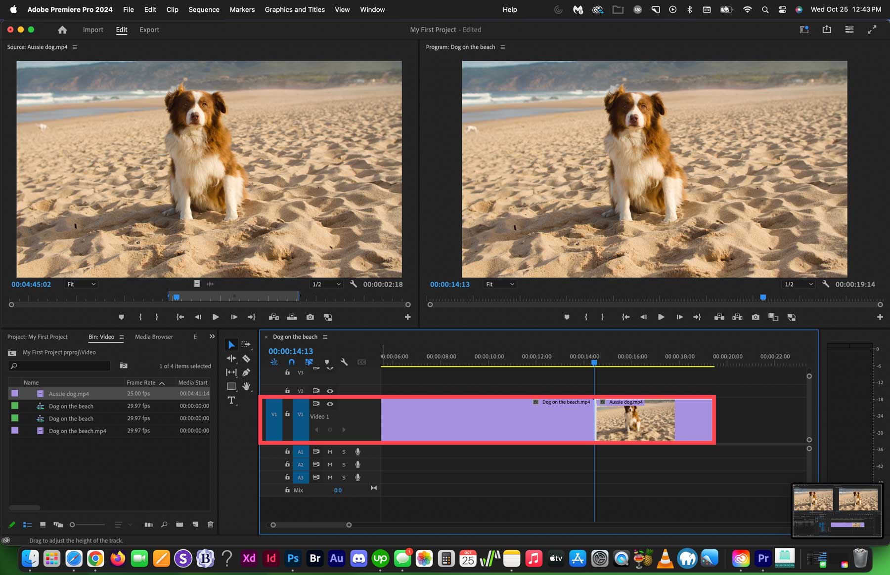 mări piesa Adobe Premiere