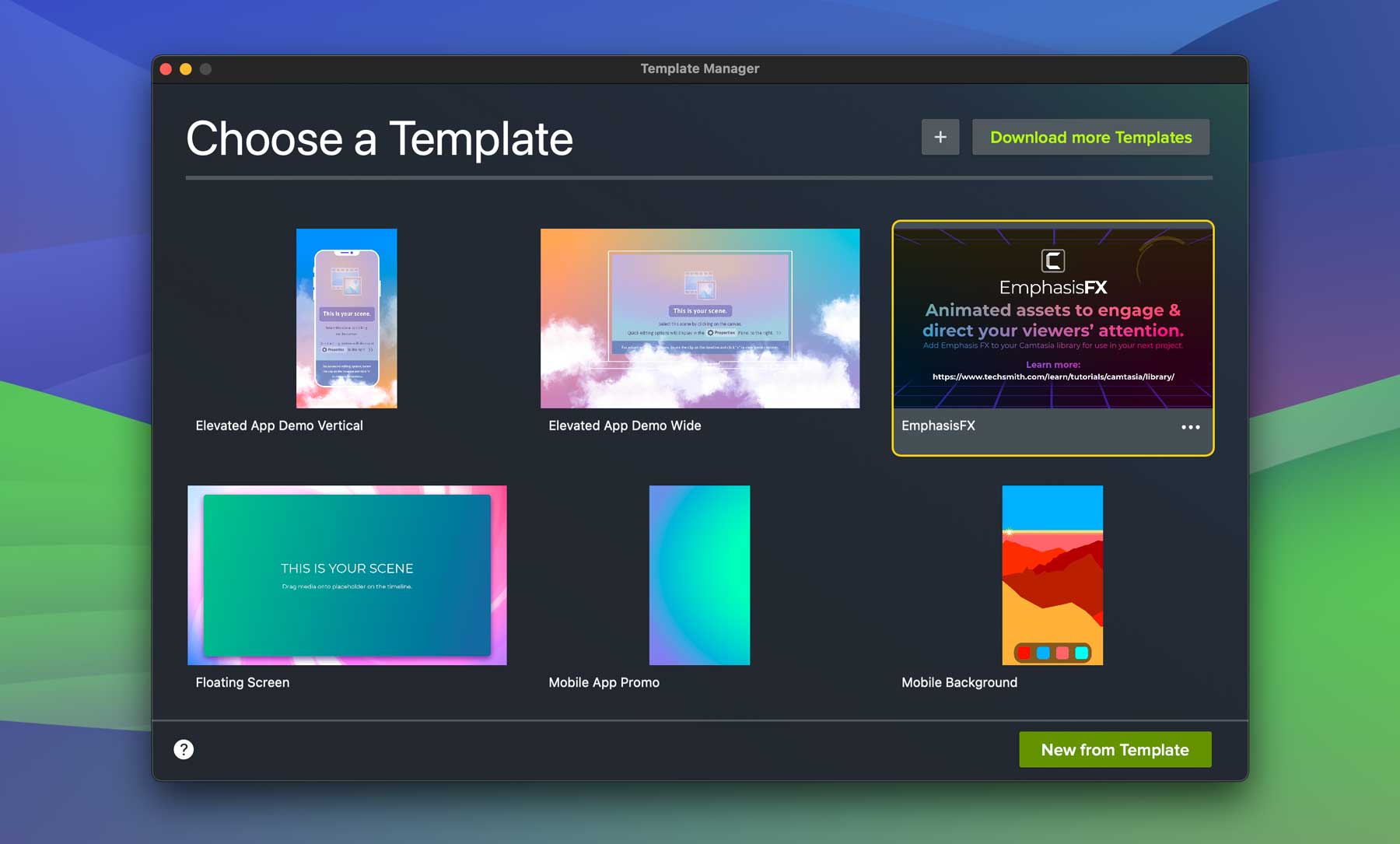 Modelli di Camtasia