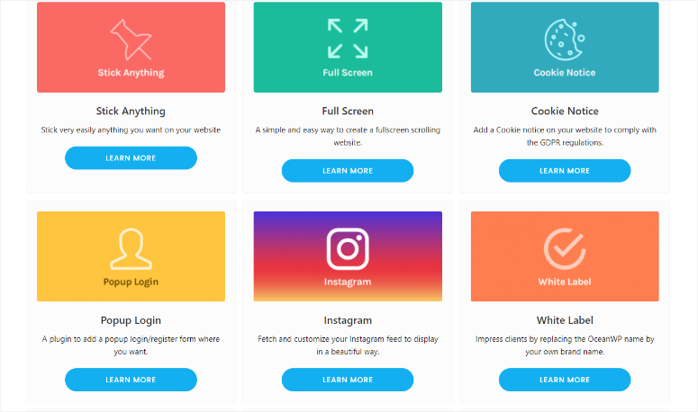 oceanwp-extensions - IsItWP - Detector de temas gratuito de WordPress oceanwp extensions