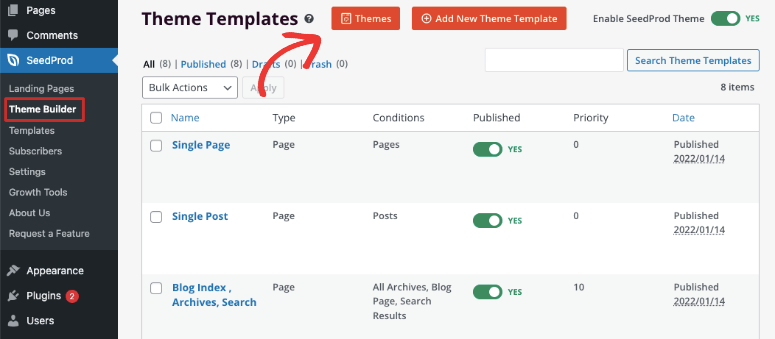 temas de seedprod - IsItWP - Detector de temas de WordPress gratuito seedprod themes