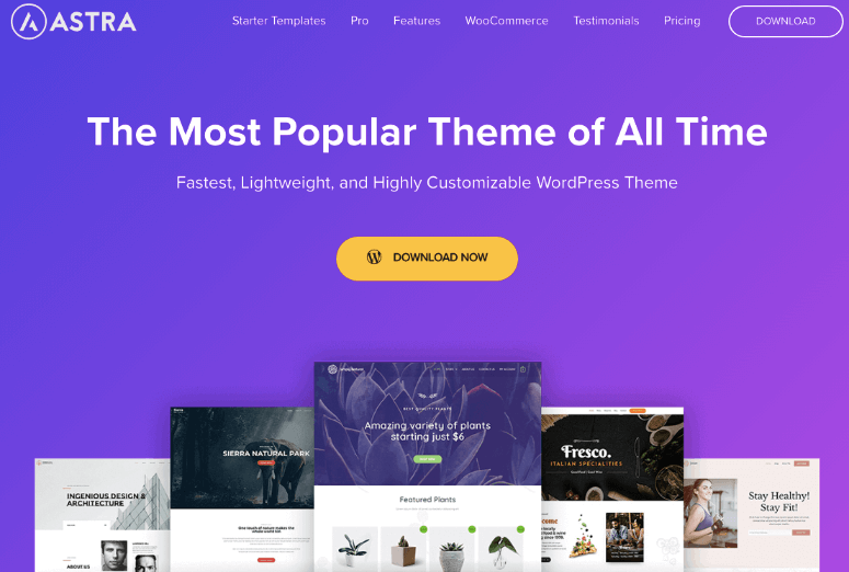 tema astra - IsItWP - Detector de temas de WordPress gratuito Astra theme