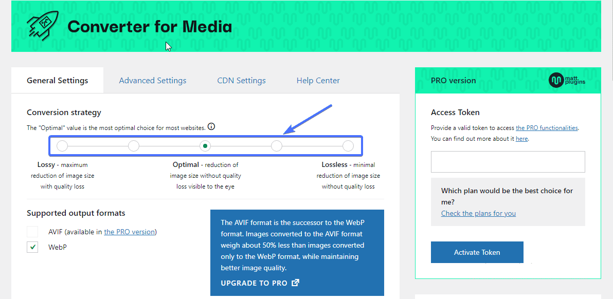 Opsi lossless untuk ukuran gambar lebih kecil - WordPress WebP