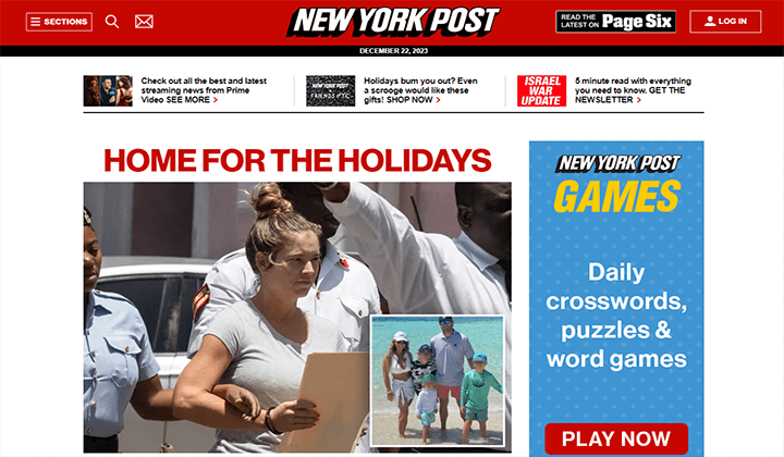 2024 年超過 15 個使用 WordPress 建立的最受歡迎網站 10 new york post 15