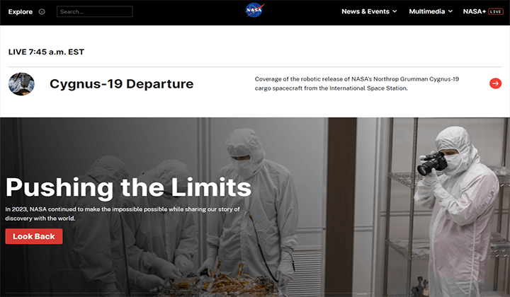 2024 年超過 15 個使用 WordPress 建立的最受歡迎網站 2 Nasa is one of the most Popular Websites Built with WordPress