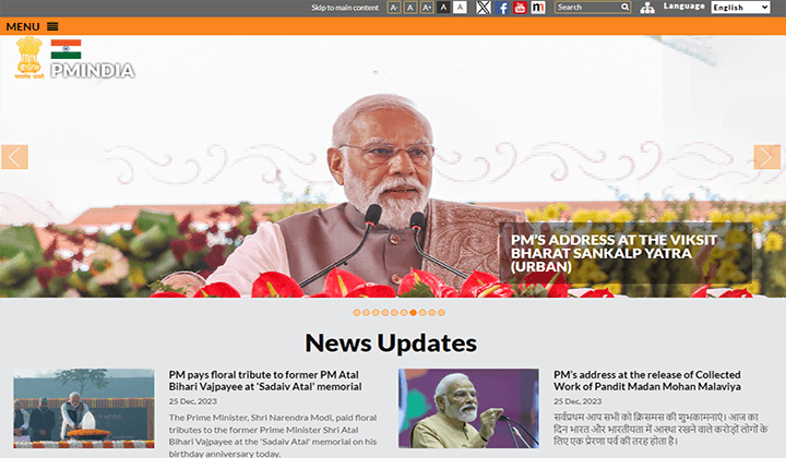 2024 年超過 15 個使用 WordPress 建立的最受歡迎的網站 6 pmindia 50