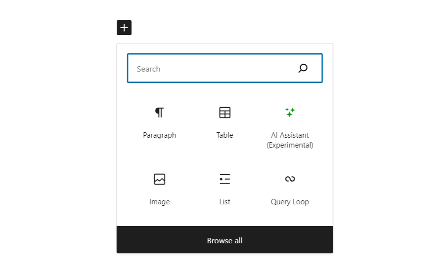 WordPress 中的 AI 助手块