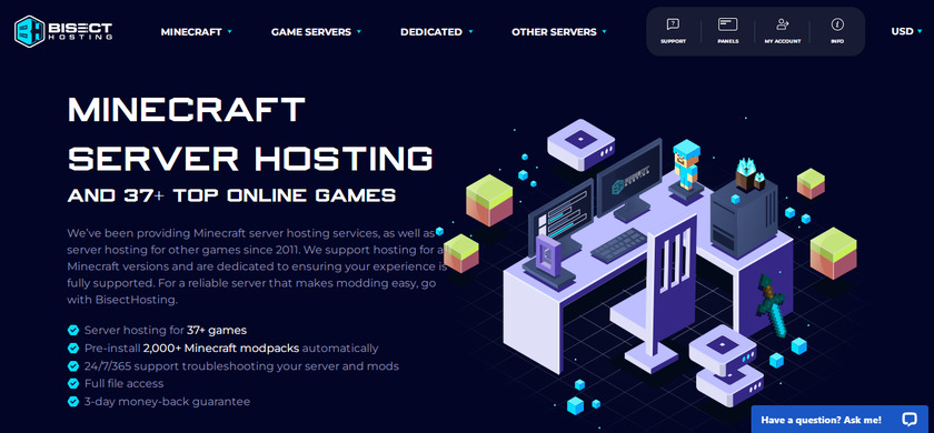 provider di hosting bisect-minecraft