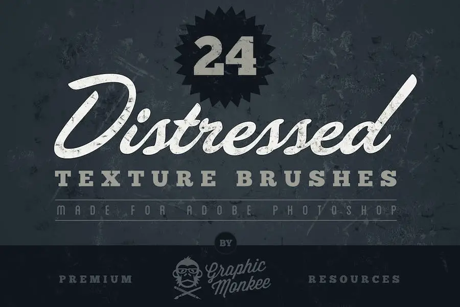 24 pennelli per texture invecchiate -