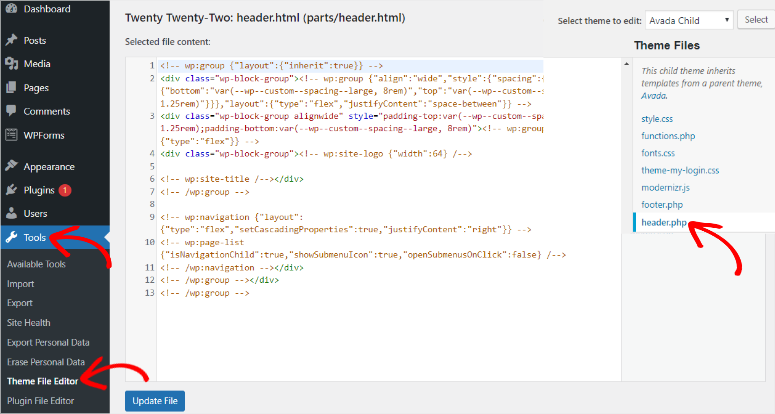 header-php-edit - IsItWP - 無料の WordPress テーマ検出ツール header php edit
