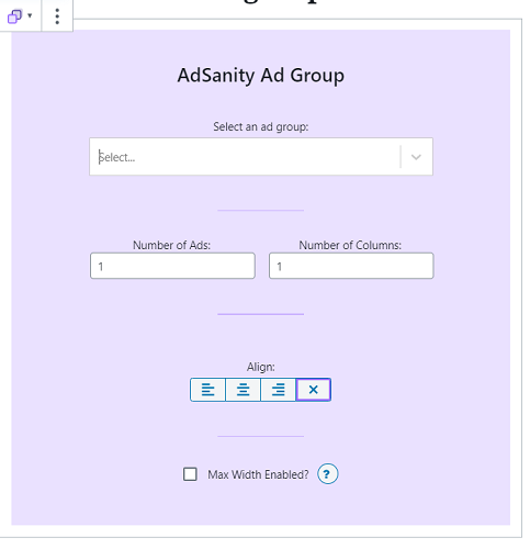 Adsanity 広告グループ - IsItWP - 無料の WordPress テーマ検出ツール