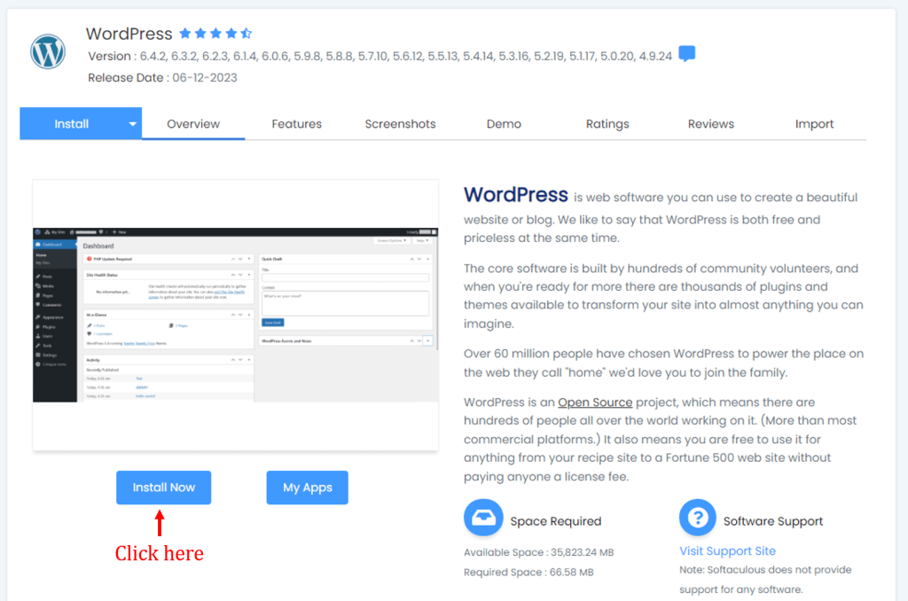 Installer WordPress