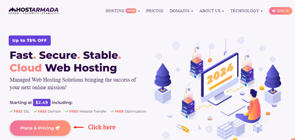 Site Web HostArmada
