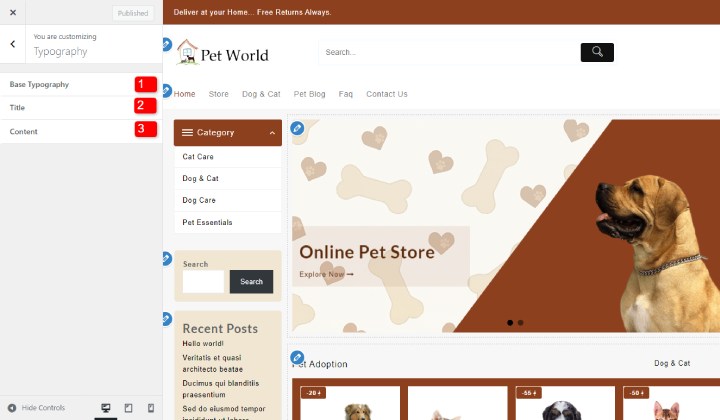 Come cambiare il carattere in WordPress (guida dettagliata) 8 Font 3