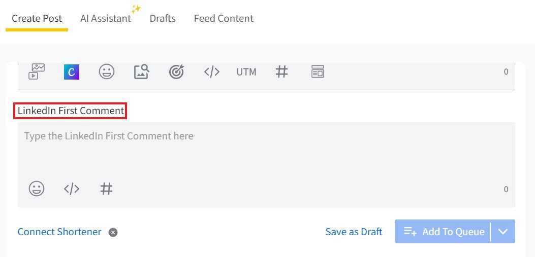 Premier commentaire sur les publications programmées