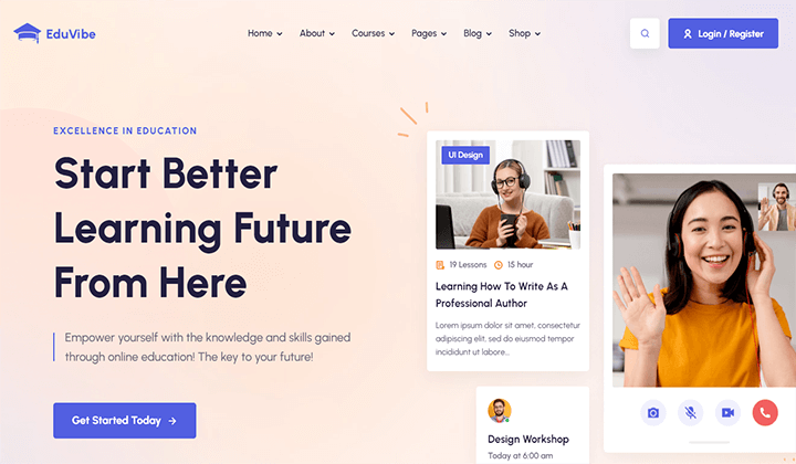 9 meilleurs thèmes et modèles WordPress de cours en ligne ou de cours en ligne 2024 6 eduvibe 63