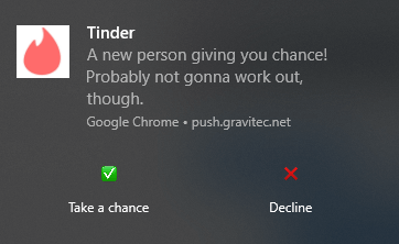 Tinder FOMO プッシュ通知