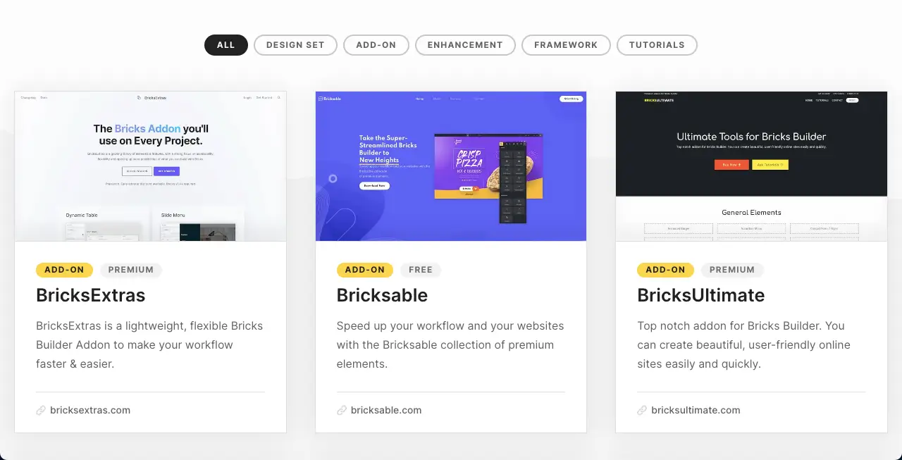 Bricks Builder 대 Elementor Pro - 어느 것이 더 낫습니까 18 Third party addons of Bricks Builder