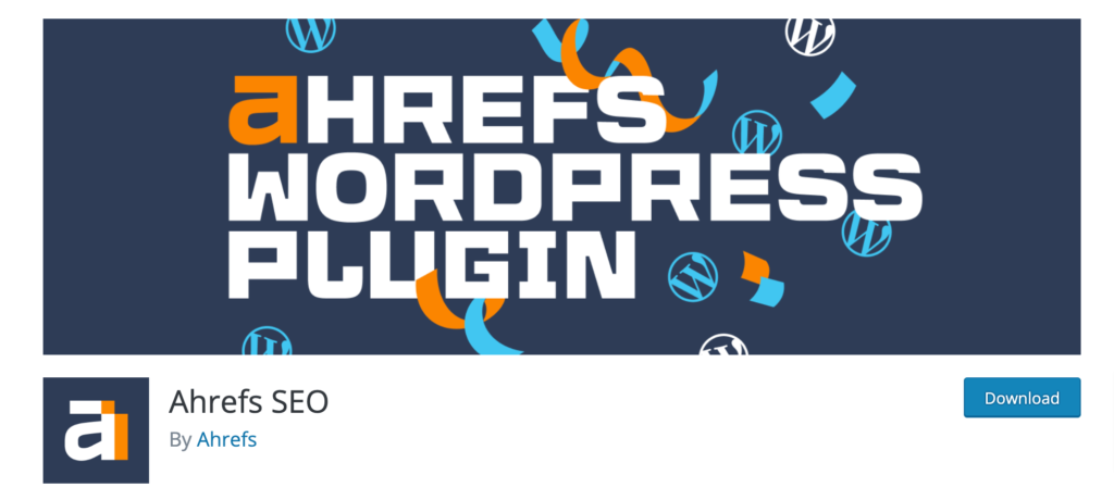 Ceci est une capture d'écran du plugin Ahrefs SEO