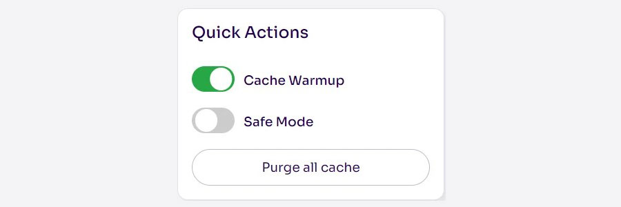 Calentamiento de caché de NitroPack