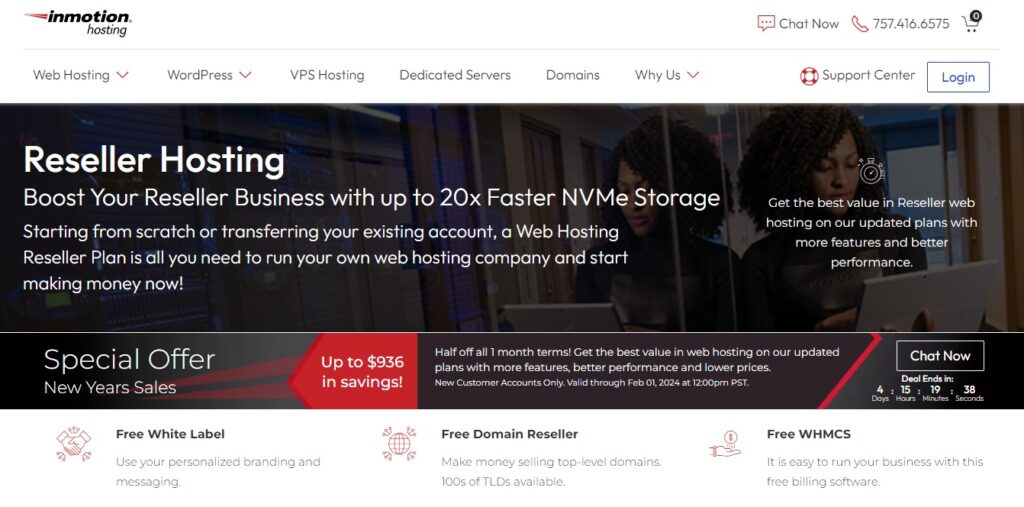 inmotion best reseller hosting