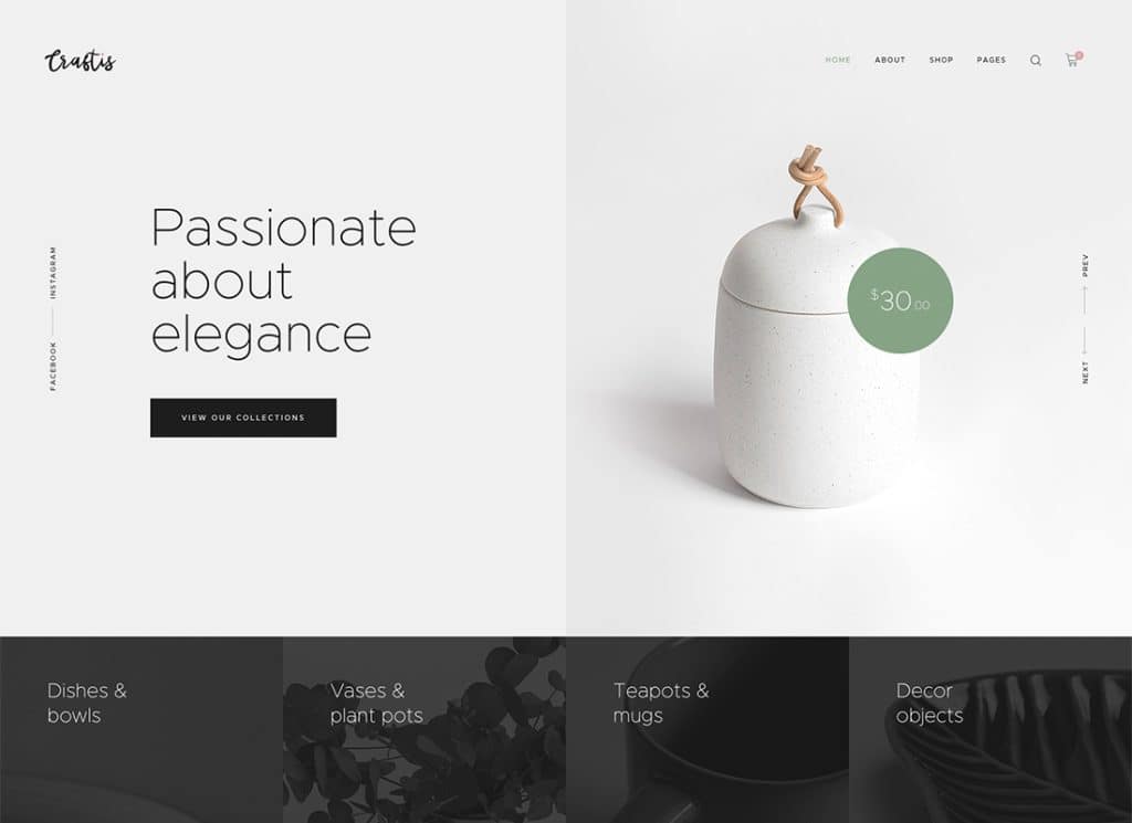 Crafti - Tema creativo hecho a mano de WordPress