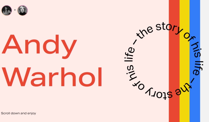 2024 年 15+ 个最佳网站设计灵感 3 Andy Warhol