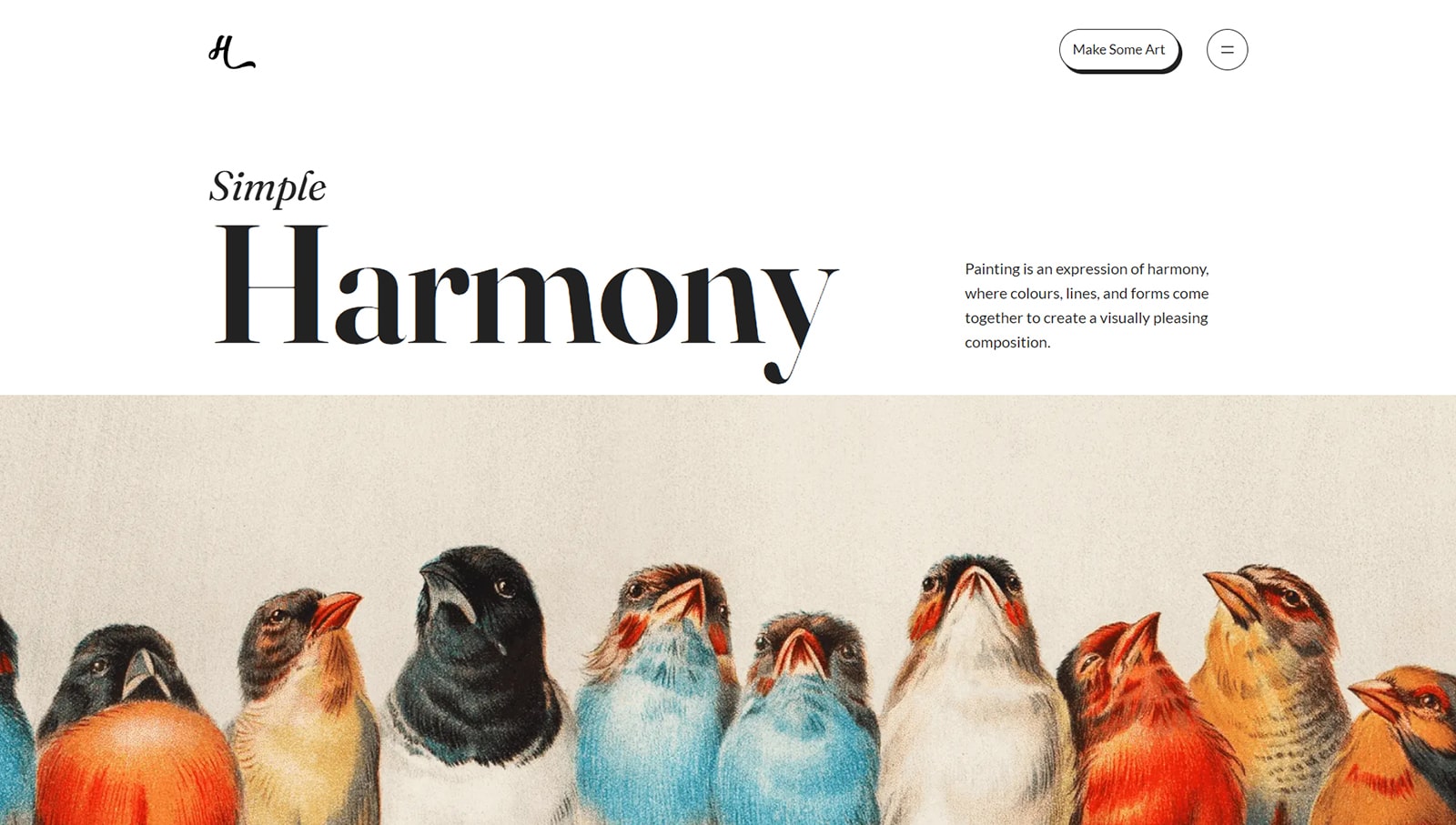 Simple Harmony 的代表，一個 SEO 友善且易於編輯的 FSE WordPress 主題。