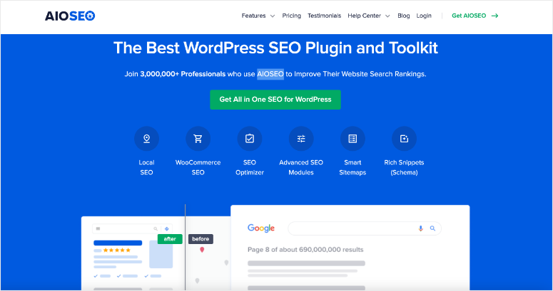 多合一 SEO - IsItWP - 免费 WordPress 主题检测器 All in One SEO