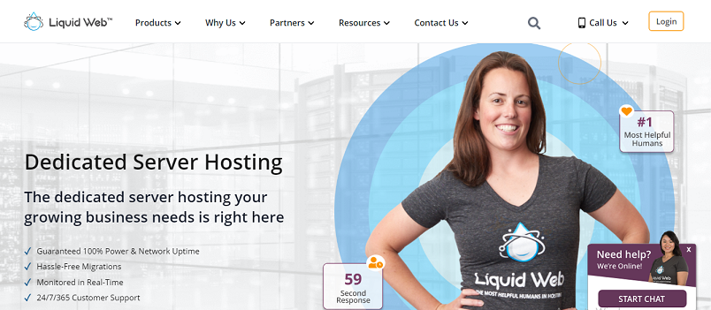 LiquidWeb WordPress โฮสติ้งเฉพาะ