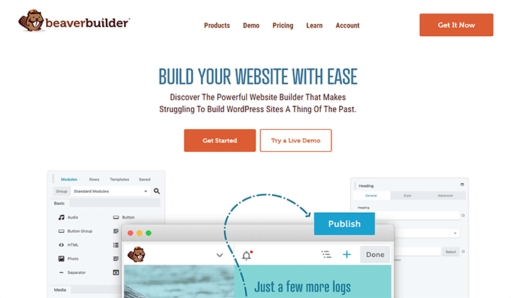 6+ melhores alternativas de Elementor para construir um site WordPress 6 beaverbuilder 54