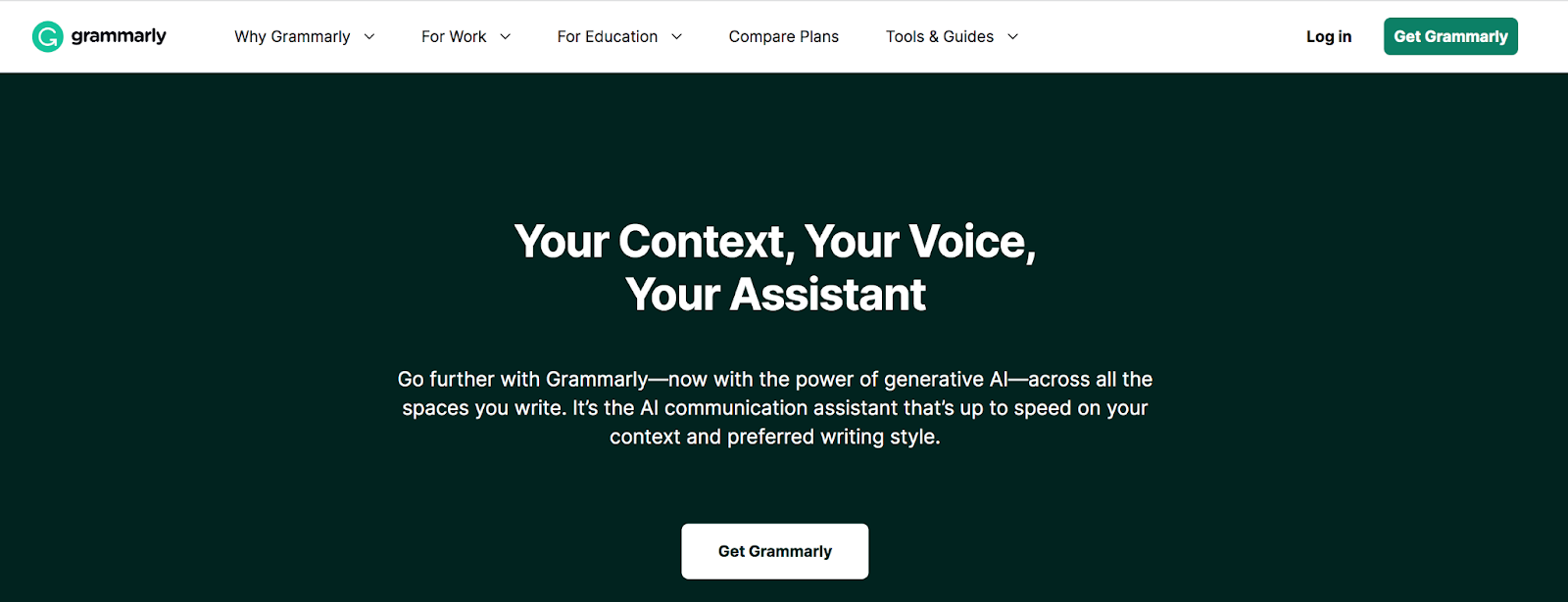 Grammarly 的 AI 工具提供了一系列 AI 生成功能,與其語法、標點符號和拼字檢查工具一起使用。