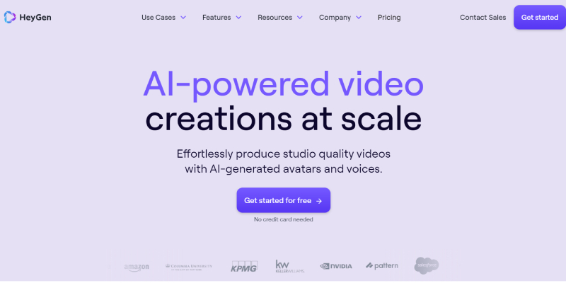 8+ Alat Pembuat Video AI Gratis Terbaik di tahun 2024 7 HeyGen AI Video Generator