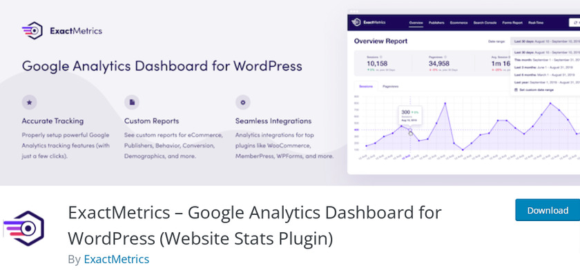 kesinmetrikler-google-analytics-wordpress-kontrol paneli