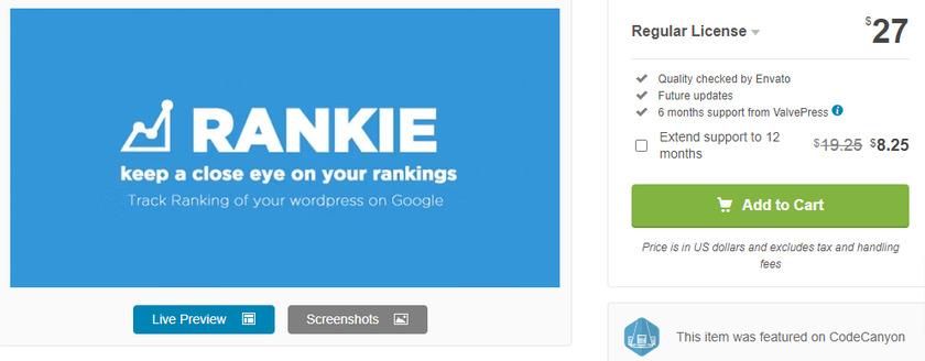 Rankie-wordpress-anahtar kelime-sıralama-izleyici-eklentisi