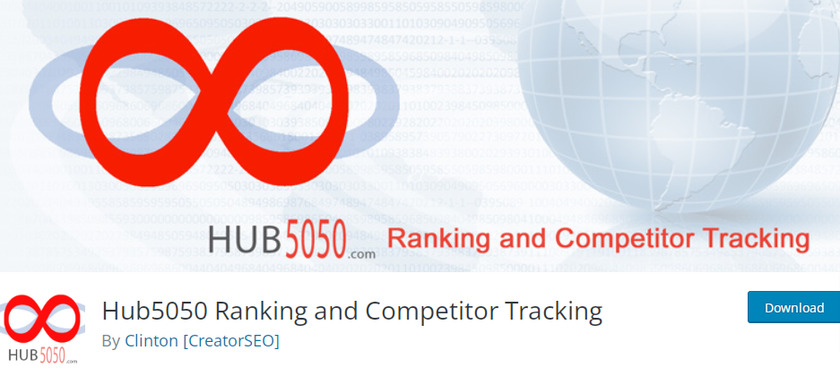 hub5050-排名和競爭對手跟踪