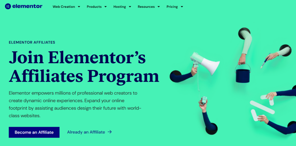 Afiliado de Elementor: programas de afiliados de WordPress