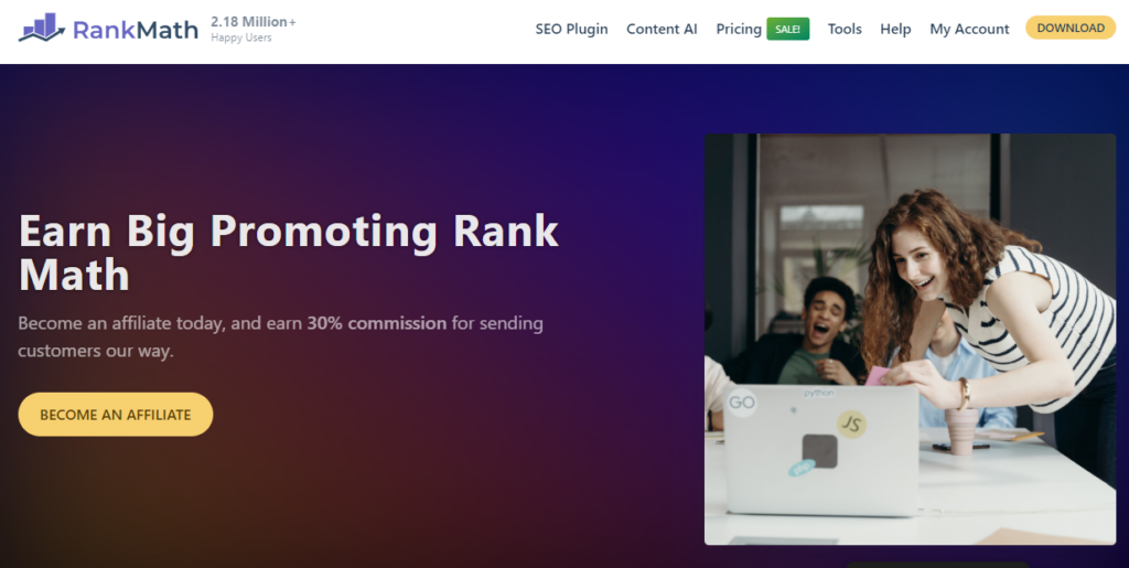 Rank Math Affiliate – WordPress-Partnerprogramme