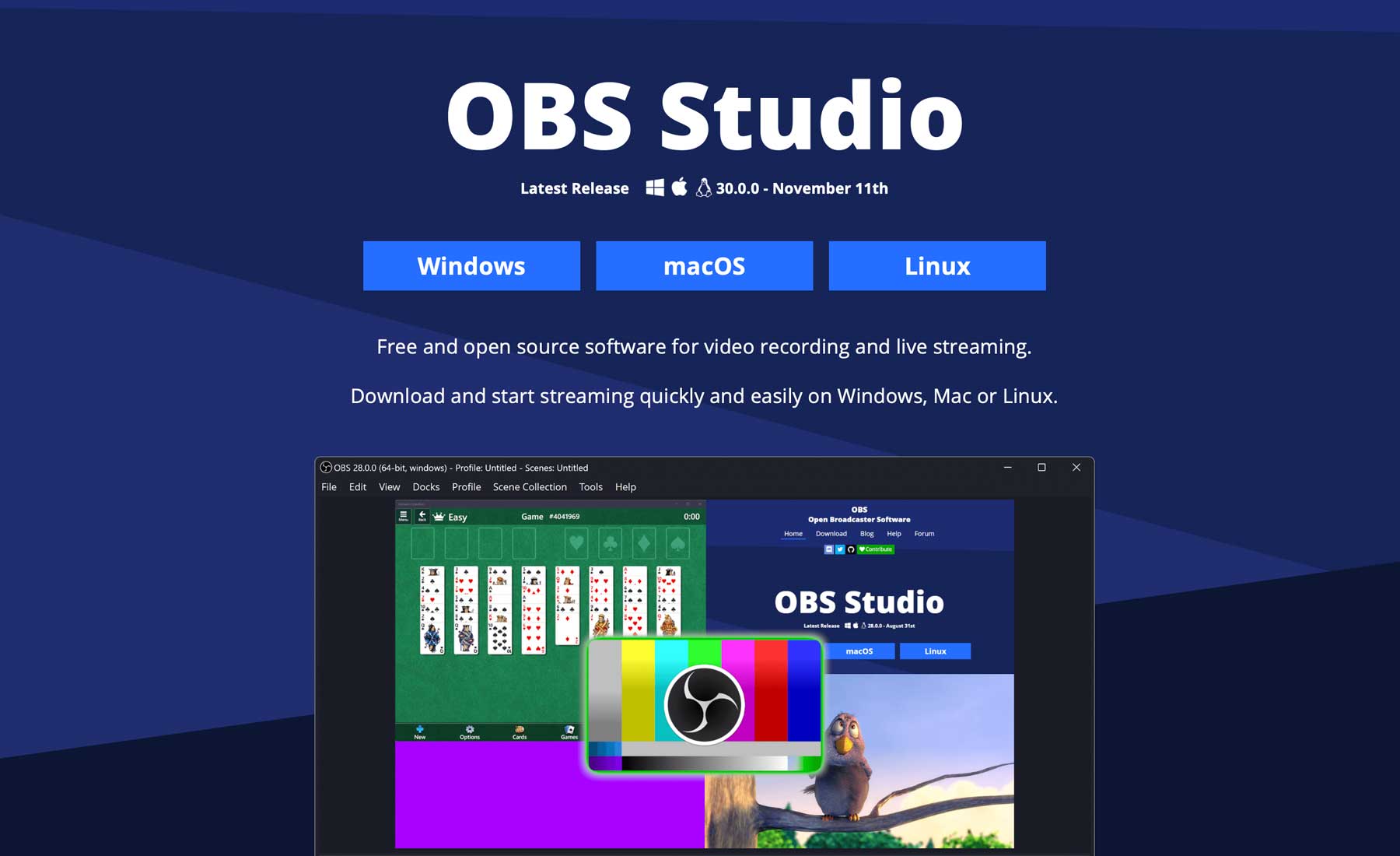 OBS Studio画面録画ソフト