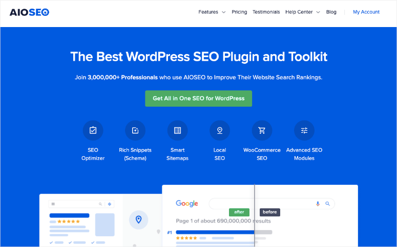 AIOSEO WordPress pro eklentisi - IsItWP - Ücretsiz WordPress Tema Dedektörü AIOSEO WordPress pro plugin