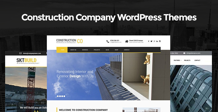 construction WordPress themes