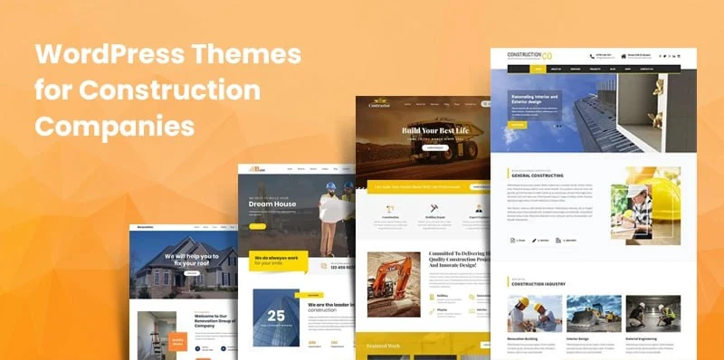 WordPress Themes for Construction Companies