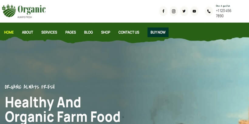 ฟาร์มสีเขียว-ฟรียอดนิยม-พลังงานสีเขียว-ธีม WordPress-เพื่อความยั่งยืน-เว็บไซต์