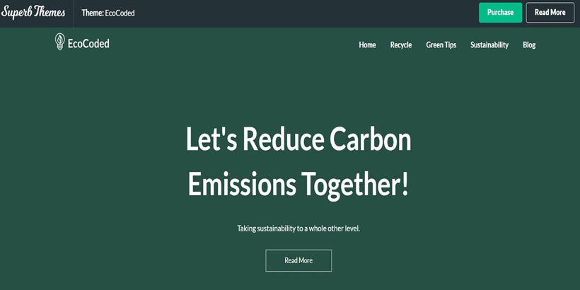 環境-グリーン-トップ-無料-グリーン-エネルギー-持続可能なウェブサイト用の WordPress テーマ
