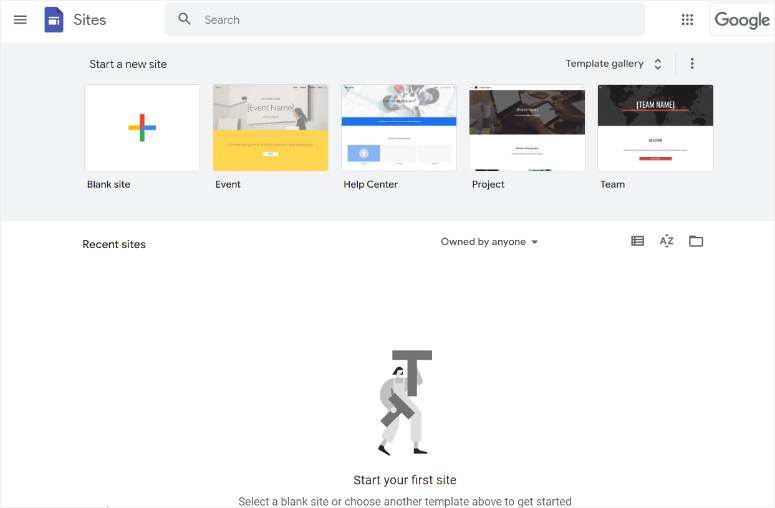 google-site - IsItWP - Detector de tema WordPress gratuito google site