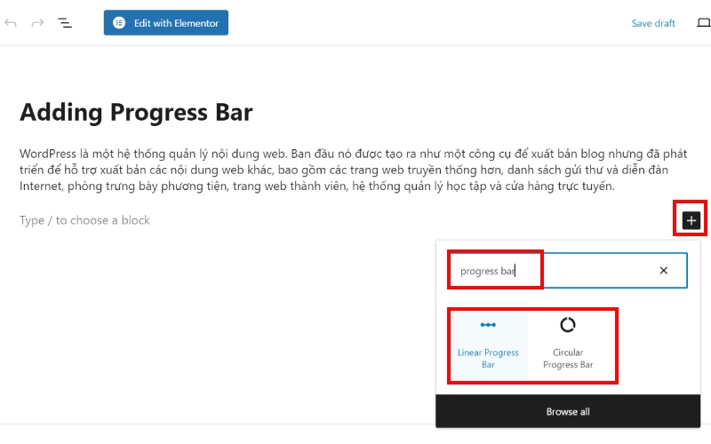 Как добавить индикатор выполнения на сайт WordPress в 2024 году 4 Edit Post Adding Progress Bar ‹ wordpress themes — WordPress
