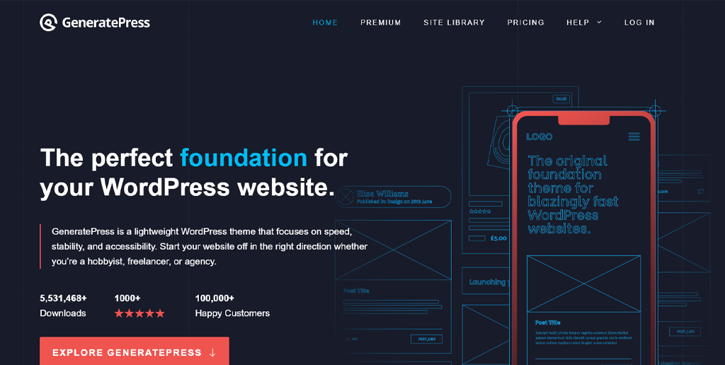 15+ beste WordPress-Themes für Blogs, E-Commerce und Unternehmen 14 Generate Press